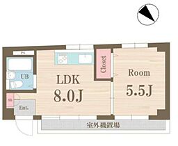 サンコーポラス 302 ｜ 東京都港区赤坂５丁目1-30（賃貸マンション1LDK・3階・28.85㎡） その2