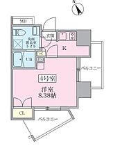 ブイミュージック蒲田 804 ｜ 東京都大田区蒲田４丁目46-4（賃貸マンション1K・8階・25.40㎡） その2