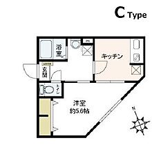 エスメラルダ大森 303 ｜ 東京都品川区南大井５丁目26-10（賃貸マンション1K・3階・25.30㎡） その2