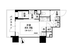 パークリュクス虎ノ門 1303 ｜ 東京都港区西新橋３丁目14-8（賃貸マンション1R・13階・25.86㎡） その2