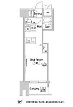 コンフォリア芝浦（旧エボルシオン芝浦） 902 ｜ 東京都港区芝浦２丁目3-33（賃貸マンション1R・9階・25.08㎡） その2