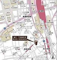 MY TOWER RESIDENCE（マイタワーレジデンス） 1301 ｜ 東京都渋谷区代々木１丁目53-1（賃貸マンション1LDK・13階・47.92㎡） その18