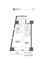 プラウドフラット白金高輪 404 ｜ 東京都港区三田５丁目12-7（賃貸マンション1LDK・4階・48.40㎡） その2