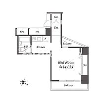 メゾン・ド・ヴィレ麻布台 501 ｜ 東京都港区麻布台２丁目3-7（賃貸マンション1K・5階・38.20㎡） その2