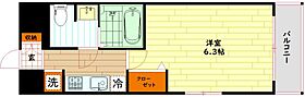 大阪府大阪市都島区東野田町1丁目（賃貸マンション1K・4階・21.37㎡） その2