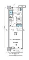 東京都渋谷区東3丁目（賃貸マンション1DK・6階・31.42㎡） その2