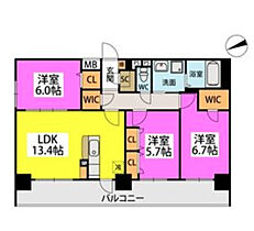 (仮)イーストガーデン久留米本町  ｜ 福岡県久留米市本町12-28（賃貸マンション3LDK・8階・74.90㎡） その2