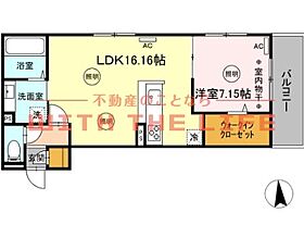 D-roomNEXT  ｜ 福岡県久留米市諏訪野町2231-3（賃貸アパート1LDK・3階・52.72㎡） その2