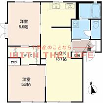 ビューハイツ小森野 C102号 ｜ 福岡県久留米市小森野4丁目4-13（賃貸アパート2LDK・1階・54.81㎡） その2