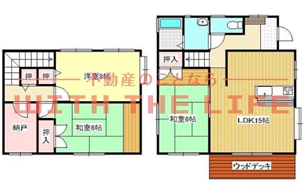 津福本町一戸建 ｜福岡県久留米市津福本町(賃貸一戸建3SLDK・1階・97.18㎡)の写真 その2