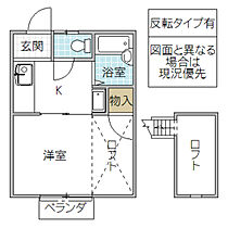 コーポむさし 102号室 ｜ 茨城県水戸市袴塚（賃貸アパート1K・1階・22.36㎡） その2