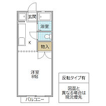 プレステージ 101号室 ｜ 茨城県水戸市堀町（賃貸アパート1K・1階・23.10㎡） その2