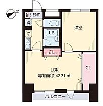 アーク阿佐ヶ谷 504 ｜ 東京都杉並区阿佐谷南１丁目（賃貸マンション1LDK・5階・42.71㎡） その2