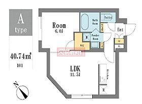 ＬＥＧＡＬＡＮＤ荻窪ＡＮＮＥＸ 101 ｜ 東京都杉並区荻窪５丁目（賃貸マンション1LDK・1階・40.74㎡） その2