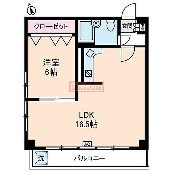 東京都中野区中央１丁目(賃貸マンション1LDK・2階・42.88㎡)の写真 その2