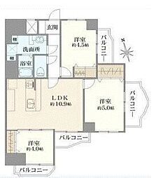 日神パレステージ板橋本町第5 3LDKの間取図画像