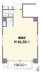 ストーク両国秀山 ワンルームの間取図画像