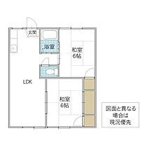 ホワイトビレッジ E棟 102号室 ｜ 茨城県牛久市神谷（賃貸アパート2LDK・1階・42.00㎡） その2