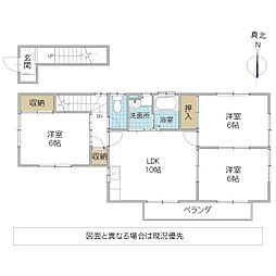 たんぽぽコーポ 2階3LDKの間取り