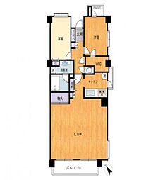 間取図画像 2SLDK