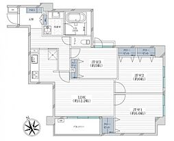 間取図画像 3LDK