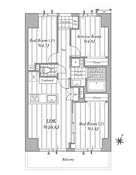 間取図画像 3LDK