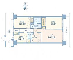間取図画像 3LDK