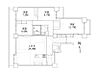 間取り：4LDK、専有面積130.36m2、北西向け、2面採光角住戸