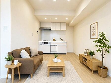 内装&設備とも新規リフォーム済のため快適に新生活をスタートできます。※本画像はAIで家具等をCG処理しております。