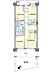 間取り：3LDK、専有面積70.50m2、南東向け専用庭