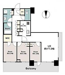 間取図画像 3LDK