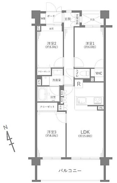 間取りを拡大表示