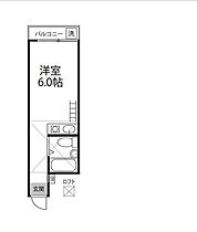 東京都立川市砂川町７丁目（賃貸アパート1R・2階・15.00㎡） その2