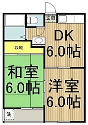 間取図画像 2DK