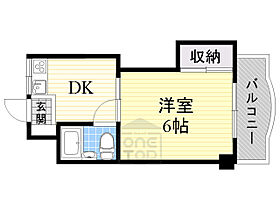 大阪府茨木市庄１丁目（賃貸マンション1K・4階・22.00㎡） その2