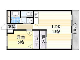 大阪府茨木市水尾３丁目（賃貸マンション1LDK・8階・45.00㎡） その2