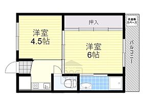 大阪府茨木市高田町（賃貸マンション1DK・2階・28.98㎡） その2