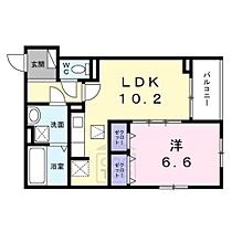 大阪府茨木市東太田２丁目（賃貸アパート1LDK・3階・42.30㎡） その2