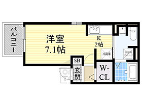 大阪府茨木市総持寺１丁目14番13号（賃貸アパート1R・3階・26.22㎡） その2