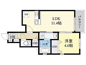 大阪府摂津市別府２丁目（賃貸アパート1LDK・1階・39.70㎡） その2