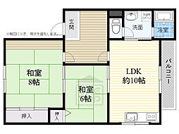 クローバーハイツ辻崎 1階