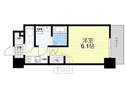 SOLASIA　residence千里丘 5階1Kの間取り