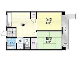 ハイツ米屋 4階/-
