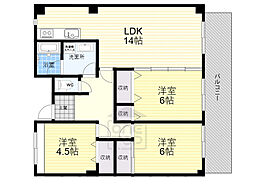 ヴィルヌーブ 6階