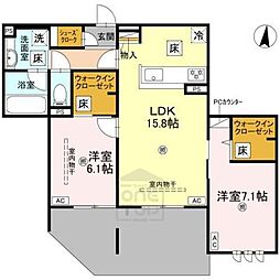 ロンジェヴィータ 1階/-