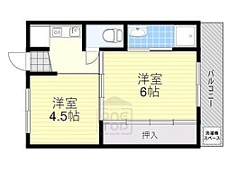 ビレッジハウス高田 4階/-