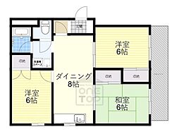 大川マンション 2階/-