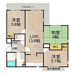 コート若園 3階