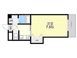 MOREMAISON 1Kの間取図画像