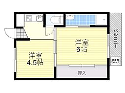 ビレッジハウス茨木 3階/-